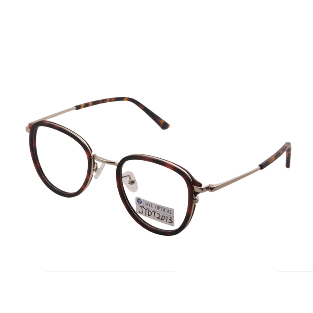 Quality Fashion Women Custom Metal Design Acetate Glasses