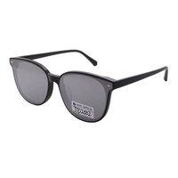 Hot Sale Acetate Designer UV400 Handmade Black Sunglasses