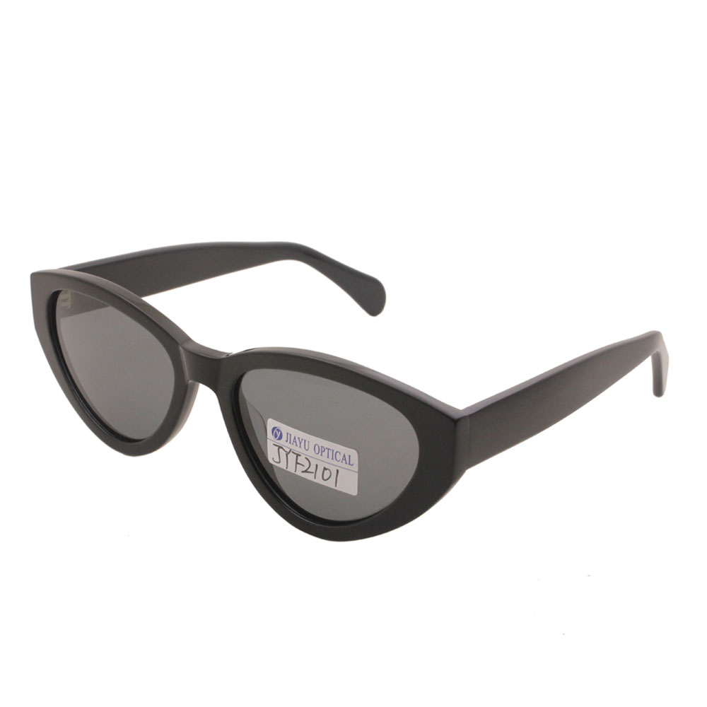 Retro Fashion Acetate Womens Cat Eye Polarized Sunglasses