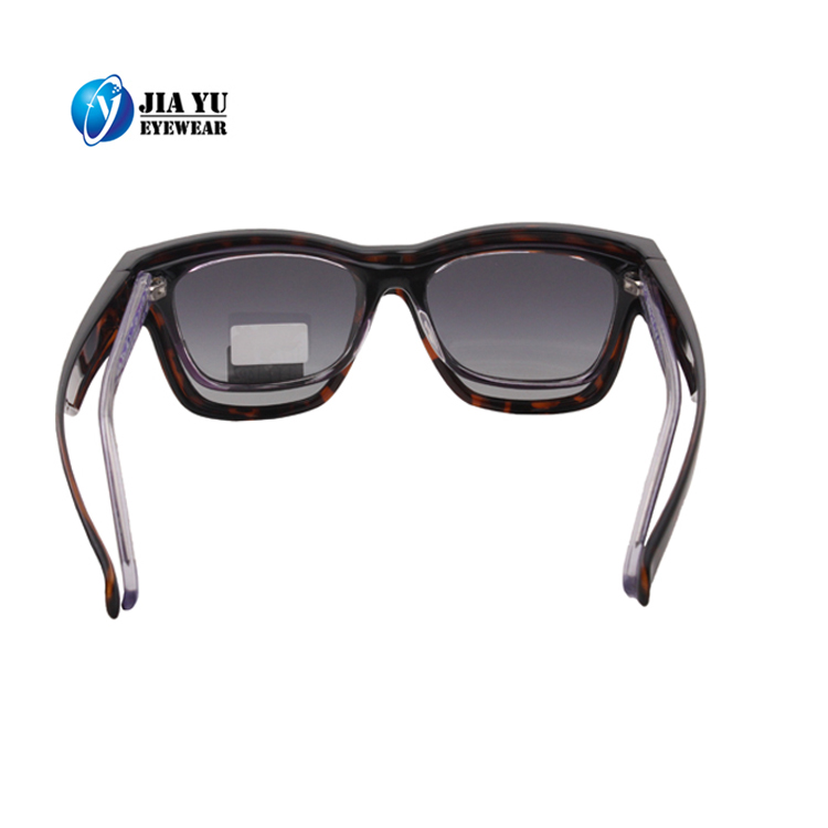 Hot Sale Brown Demi UV400 Polarized Fit Over Prescription Glasses Oversized