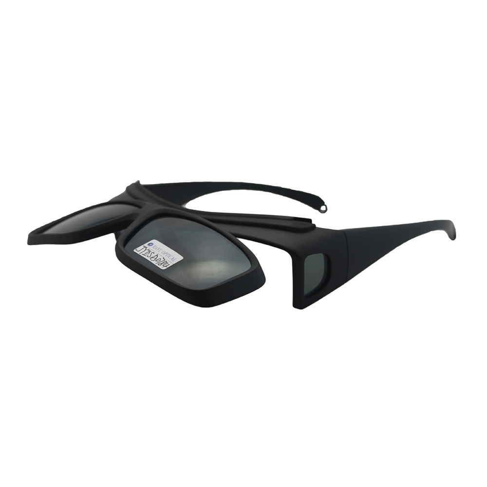 Hot Sale Custom Fit Over Polarized Clip On Flip Up Sunglasses