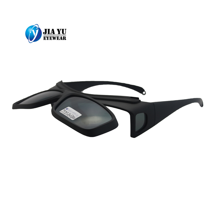 Large Driving Glasses Flip up Cover up Polarized Flip Up Fit Over Sunglasses for Men and Women
