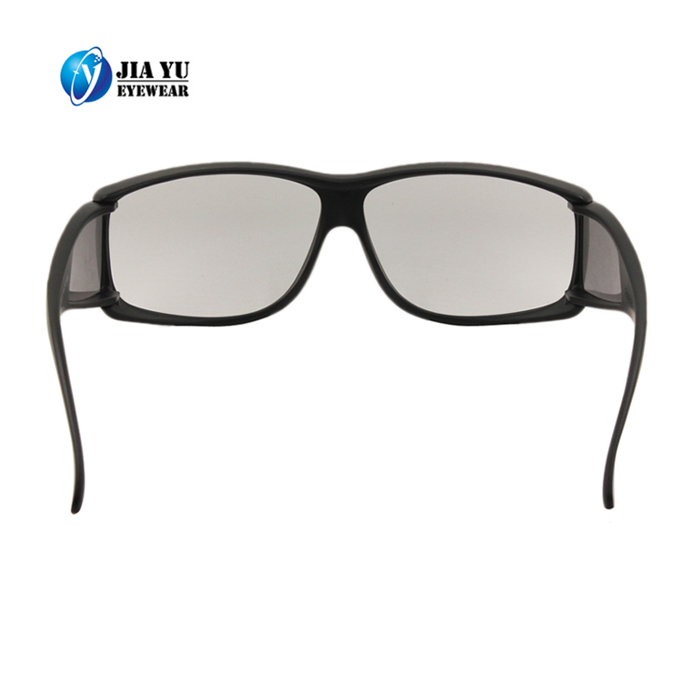 Matte Black Side Shield Square Lite Fits Over Sunglasses For Driving Or Fishing