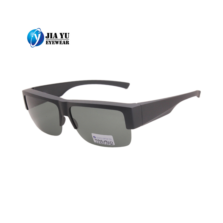 Newest Trending Fashion Cat3 UV400  Polorized Half Rim Fit Over Prescription Glasses