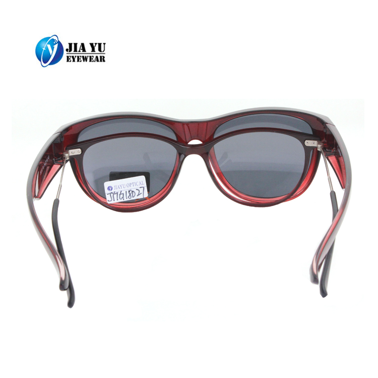 Round Fit over Filter Computer Glasses Blue Light Blocking Eye Protection Polarized Fit Over Glasses