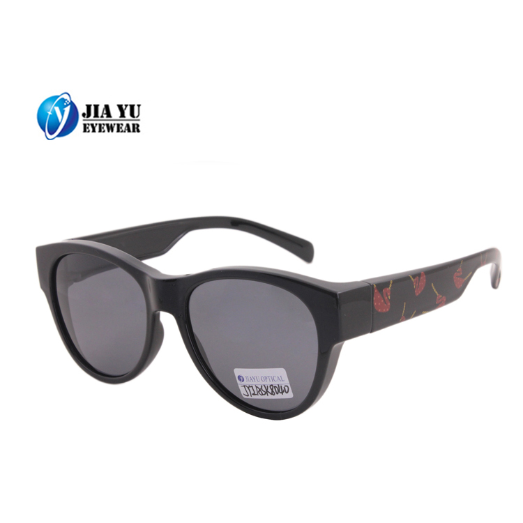 Round Polorized Lens Magnet Sunglasses Cover Prescription Fit Over Sunglasses