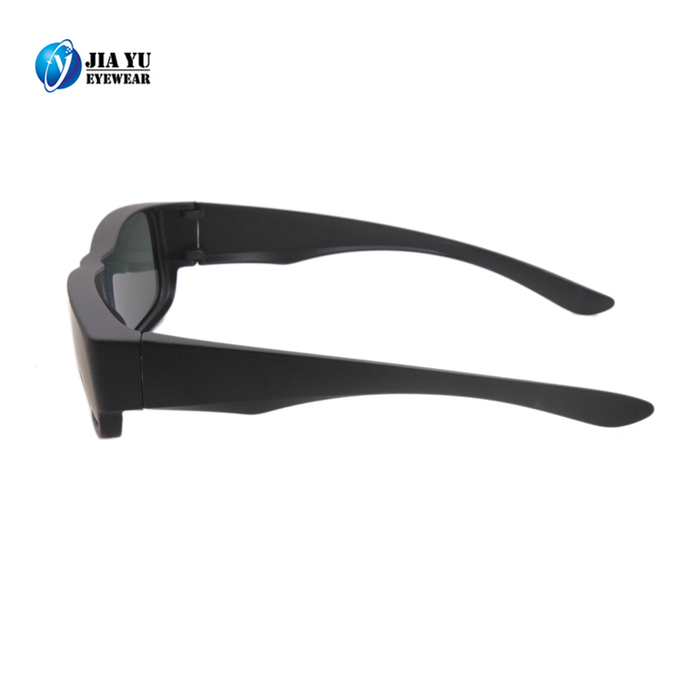 Wholesale Custom Logo UV400 Mirror Polorized Lenses Square Fit Over Sunglasses