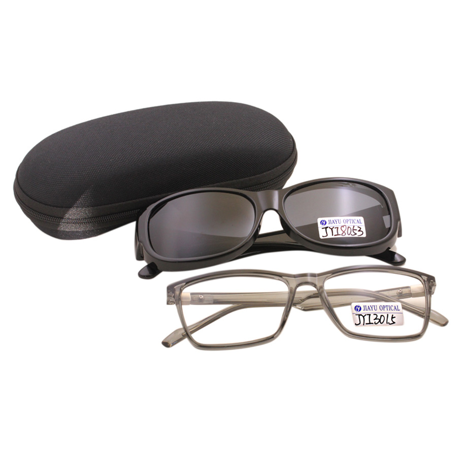 Square Black Fit Over Sunglasses