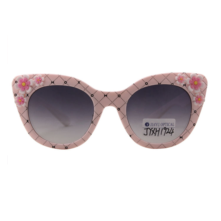 Designer Fashion Plastic UV Sunglasses Kids Flower