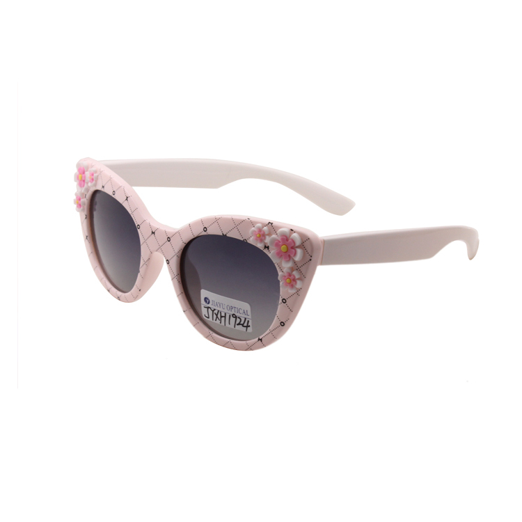 Designer Fashion Plastic UV Sunglasses Kids Flower