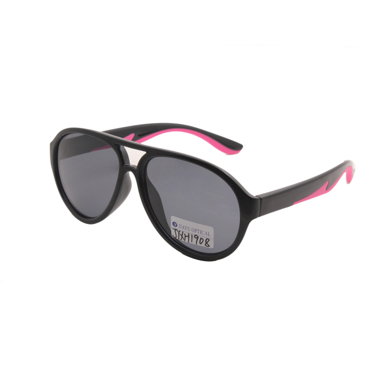 Plastic Stylish Round Kids Sunglasses Polarized Uv400