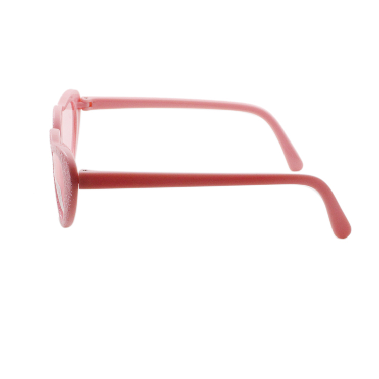 Custom Logo Girl Pink Rubber Frame Children Sunglasses