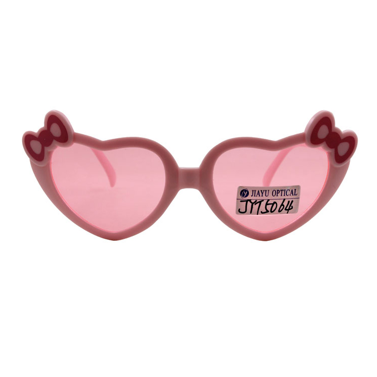 Fashion Kids Anti Scratch UV400 Heart Shape Sunglasses       JYT5064
