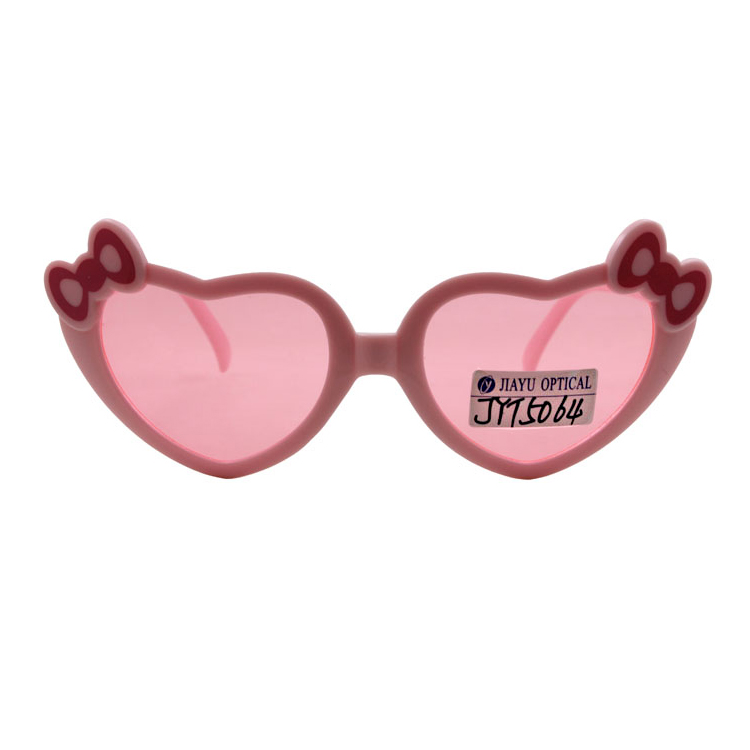 Fashion Kids Anti Scratch UV400 Heart Shape Sunglasses       JYT5064