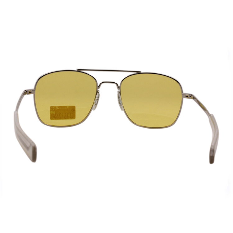 2020 New Alloy Yellow Lens Custom Design Fashion Metal Polarized NIght Vision Sunglasses