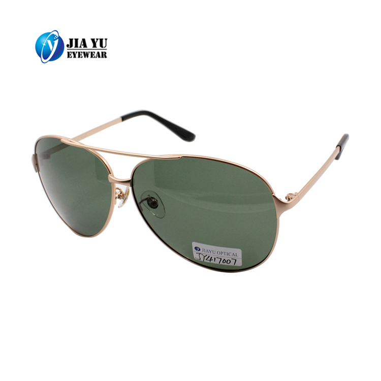 Brand Classic Custom Men Women Gradient OEM CE Metal Shaped Sunglasses