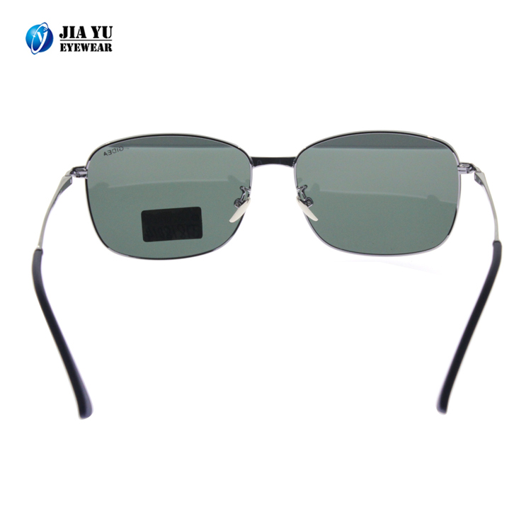 China Custom Fashion Retro CE UV400 Metal Square Sunglasses