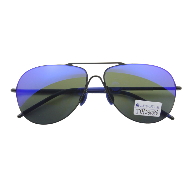 Fashion Polarized Vintage Custom UV400 Handmade Mirror Metal Sunglasses