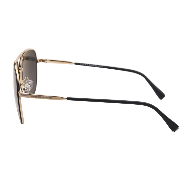 Fashion Wholesale Custom Double Metal Bridge CE UV400 Round Metal Sunglasses