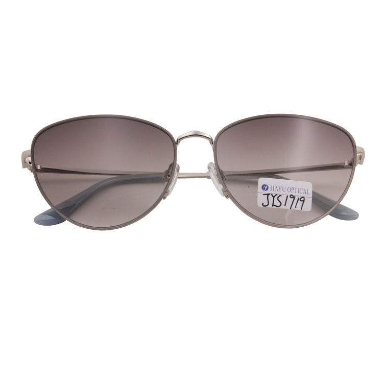 High Quality Brand Retro Cat Fashion UV400 Metal Sunglasses
