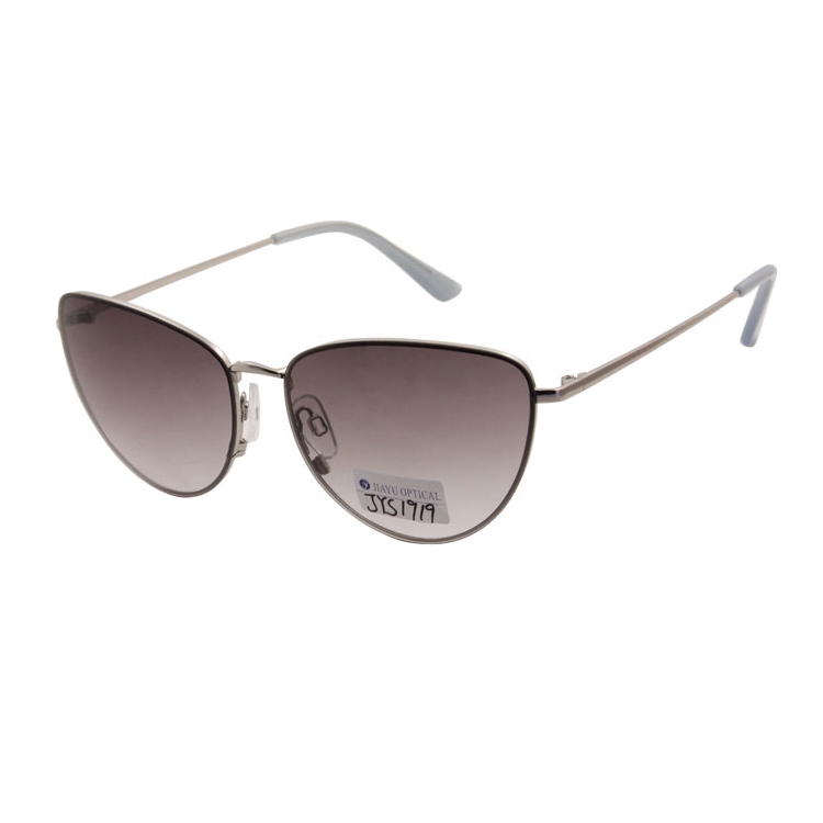 High Quality Brand Retro Cat Fashion UV400 Metal Sunglasses