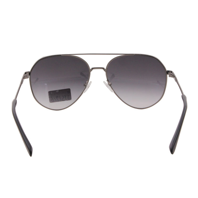 High Quality Custom Fashion Polarized Transparent Silicone Nose Pad  Retro Metal Sunglasses
