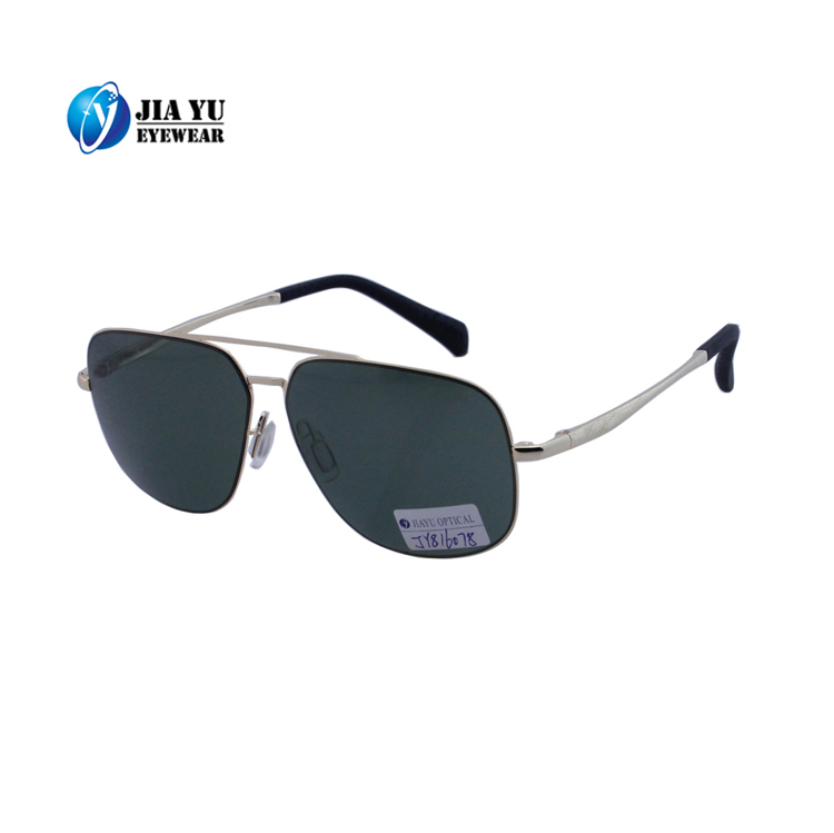 High Quality Fashion UV400 Polarized Retro Luxury Men Metal Sunglasses