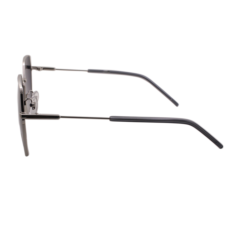 Hot Sale Fashion Custom Logo Special Shape CE UV400 Polarized Women Metal Sunglasses