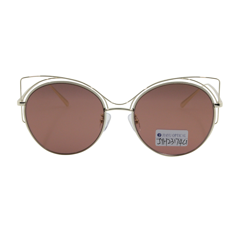 Hot Sale Special Design Retro Fashion CE UV400 Polarized Metal Sunglasses