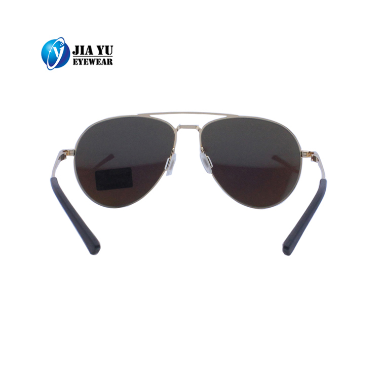 Italy Brand Design CE UV400 Retro Fashion Stainless Men Metal Sunglasses