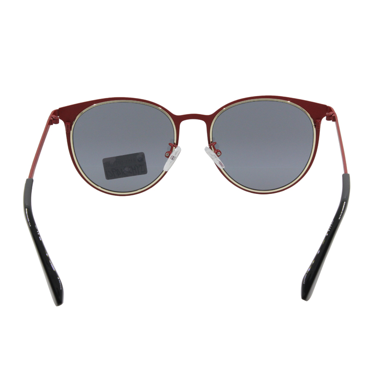 Name Brand Wholesale Classic Retro Polarized Round Fashion Unisex Metal Sunglasses