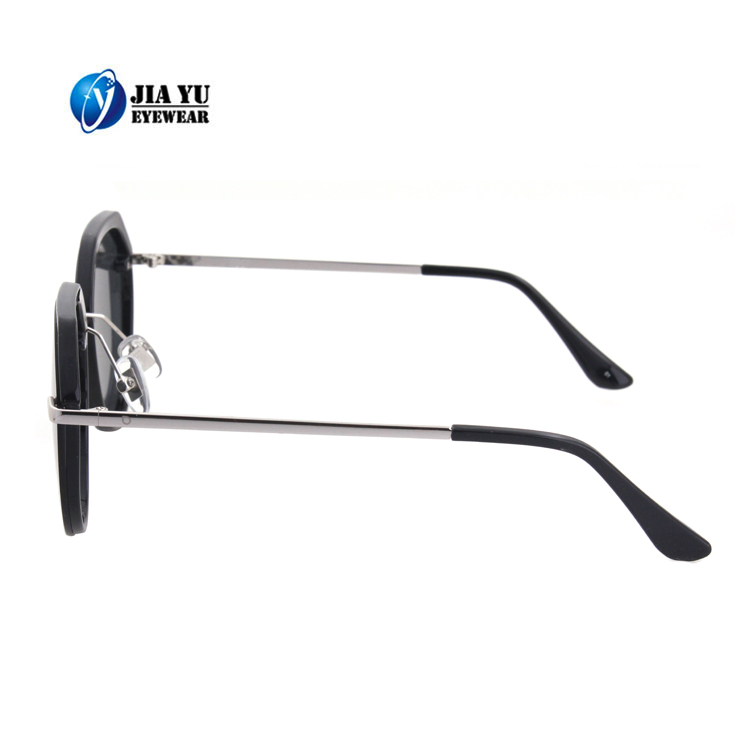 Name Brand Wholesale Fashionable Special Shape Polarized Metal Sunglasses