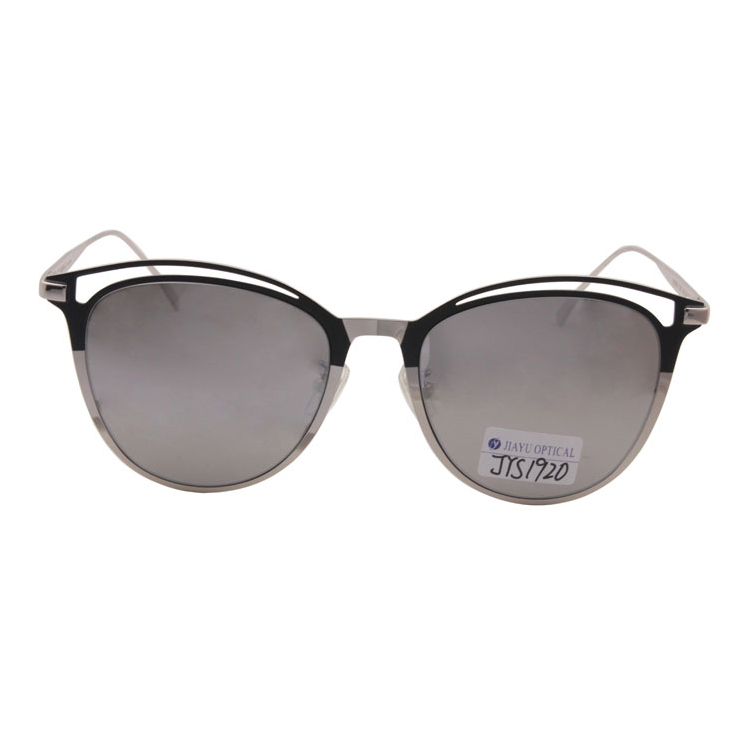 Name Brand Wholesale Luxury Polarized Vintage Round Men Metal Sunglasses