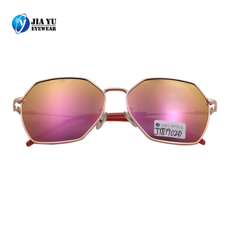 New Design Fashion Model Metal Frame Ray Band Custom Sunglasses Metal