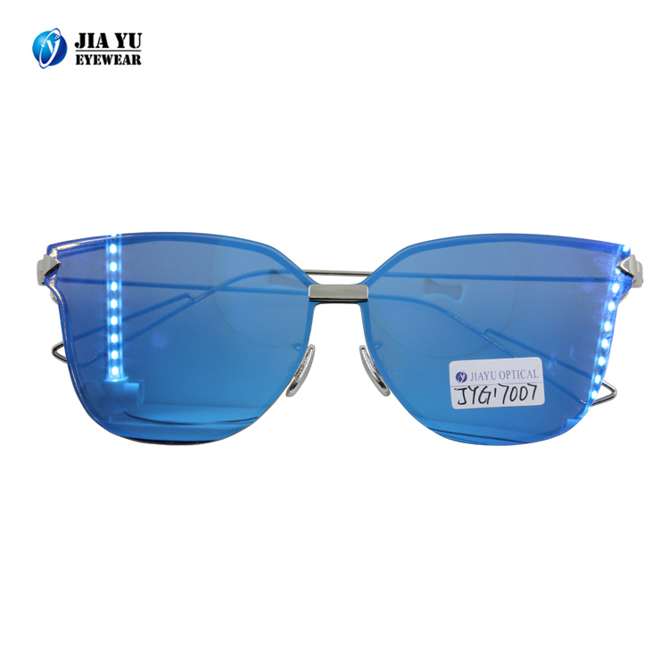 New Design Fashionable UV400 Polarized Special Shape Metal Sunglasses for Men