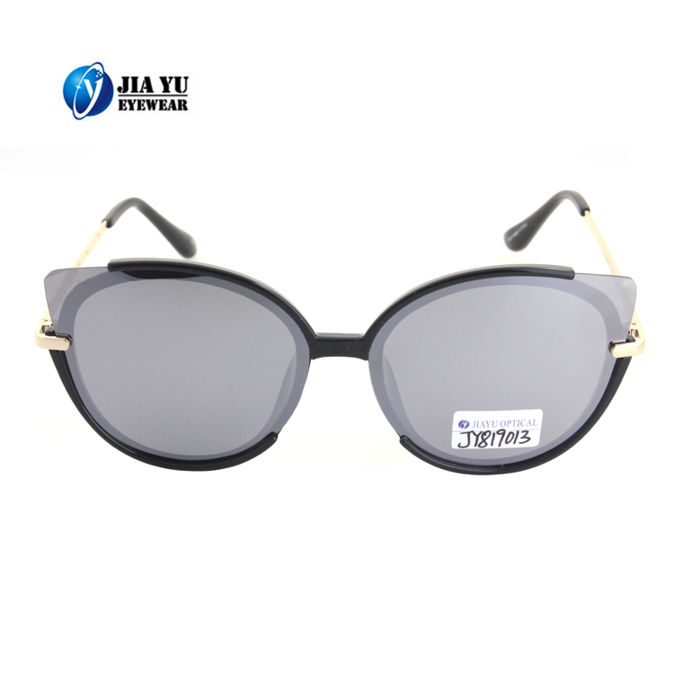 New Design Vintage UV400 Polarized Cat Eye Fashion Metal Sunglasses