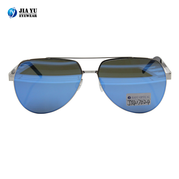 New Trendy Latest Design Metal Mirror Frame Metal Frame Polarized Sunglasses