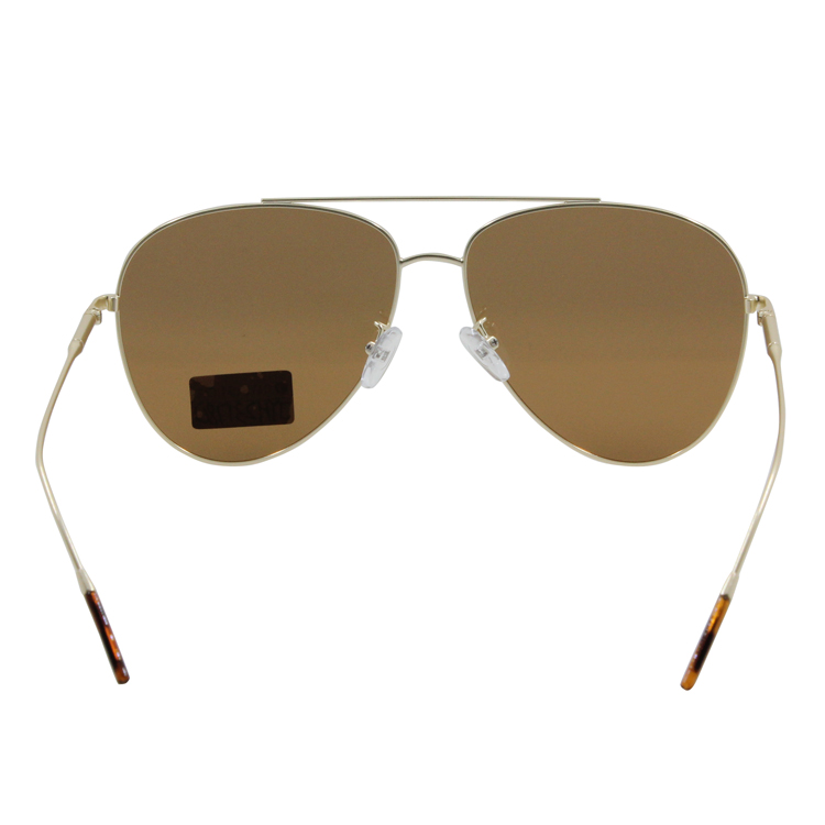 Newest Trending Fashion OEM  Mirrored Lenses  Retro Stainless Metal Sunglasses