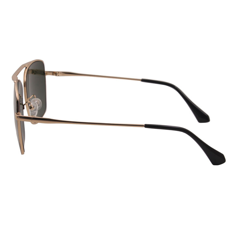Newest Trending Fashion Photochromic UV400 Polarized Metal Square Sunglasses