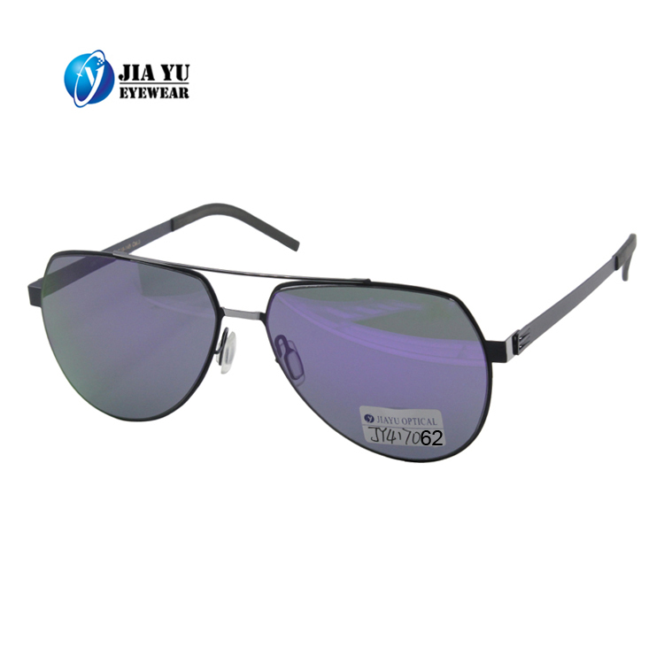Newest Trending Fashion Pilot Brand UV400 Polarized Men Metal Sunglasses