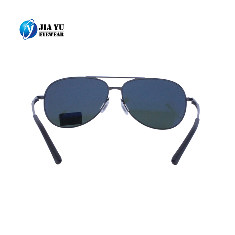 Newest Trending Fashion Retro Protection Double Bridge CE UV400 Round Metal Sunglasses