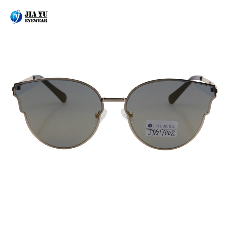 Top Quality Retro Fashion CE UV400 Polarized Metal Sunglasses Luxury Men