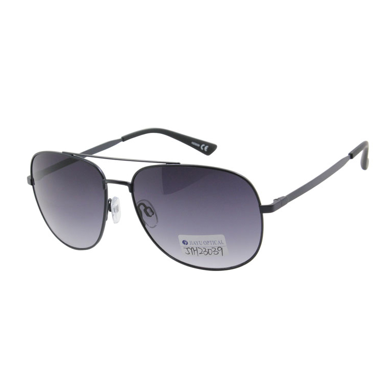 Wholesale Fashion Photochromic Double Metal Bridge Retro Metal Sunglasses