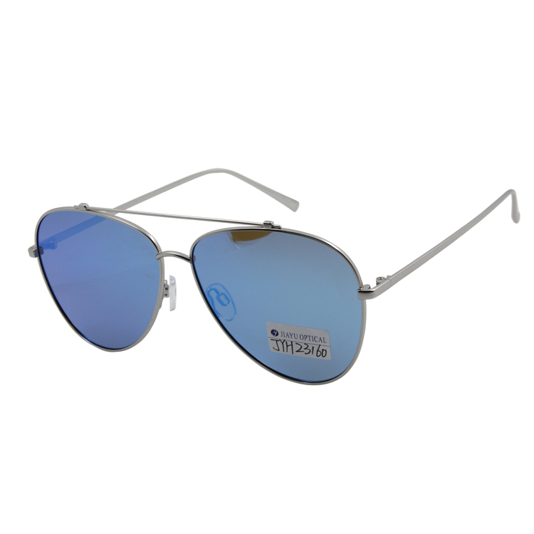 Wholesale Fashion Photochromic UV400  Round Stainless Metal Sunglasses