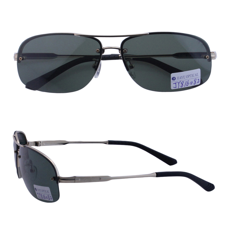 Wholesale Fashion Retro UV400 Polarized  Metal Sunglasses Luxury Men