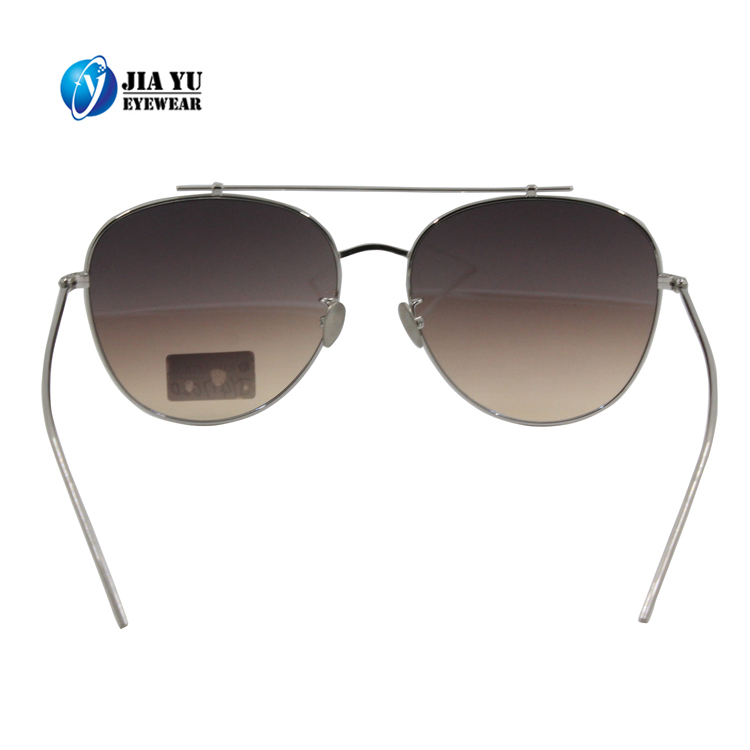 Wholesale Fashion Vintage Transparent Nose Pads UV400 Polarized Metal Sunglasses
