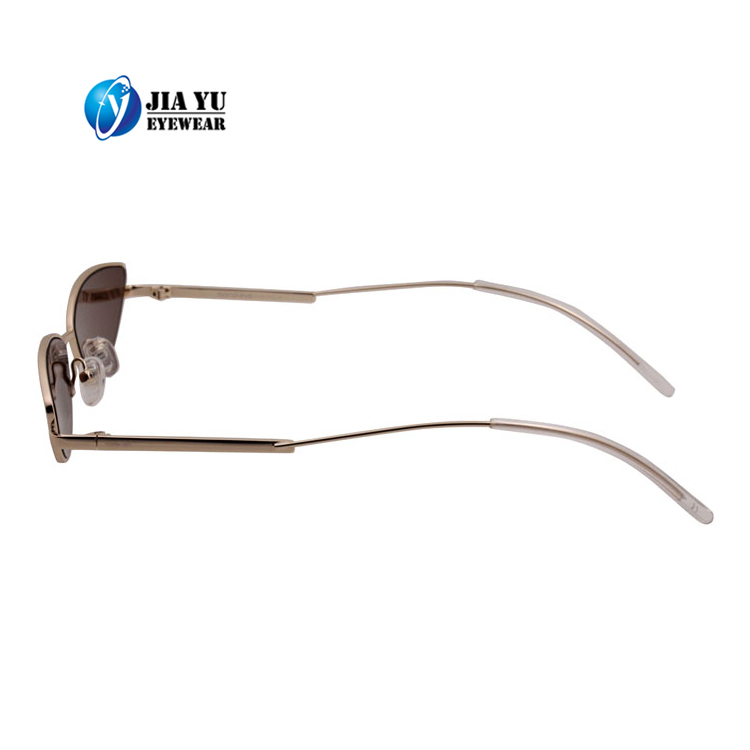 Wholesale Polarized Retro Special Design Small Cat Eye Metal Sunglasses