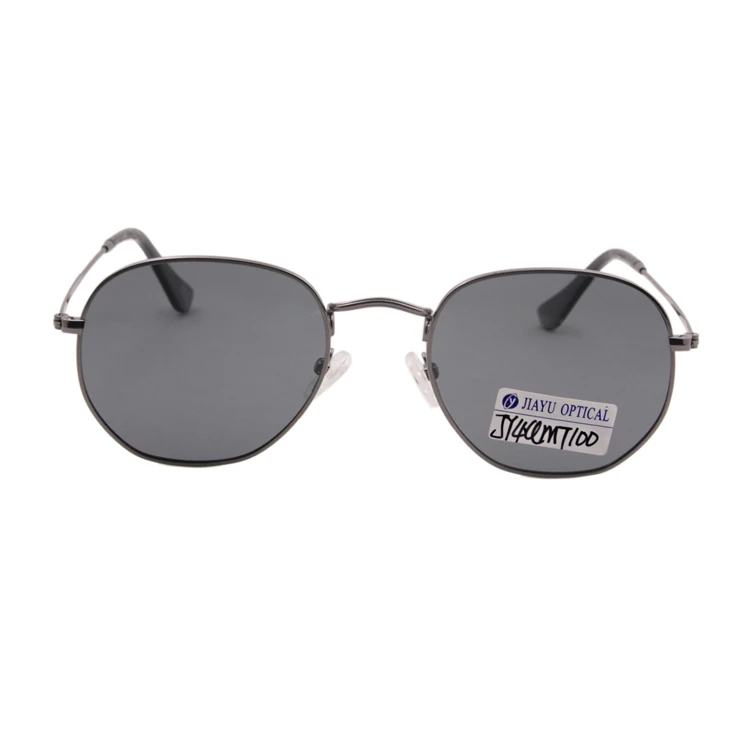 UV400 Polarized Round Metal Sunglasses