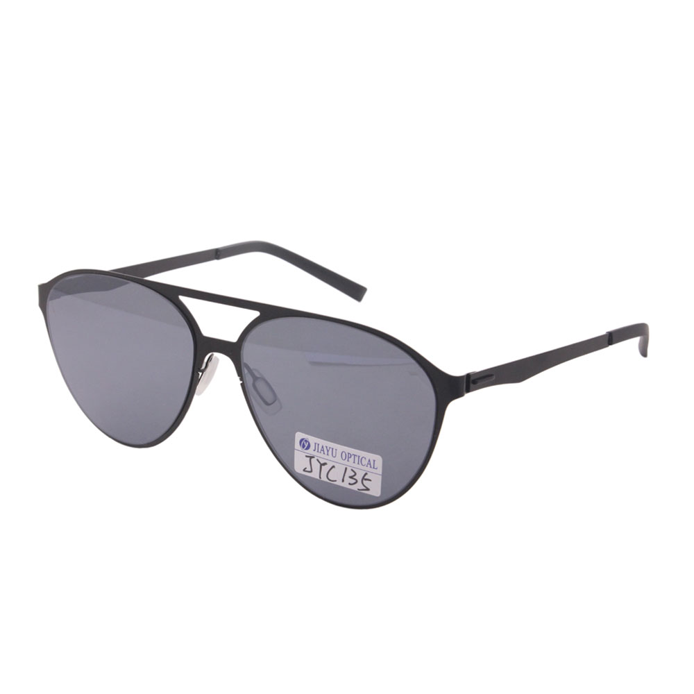 Fashion Metal Classic Polarized Thin Metal Frame Sunglasses