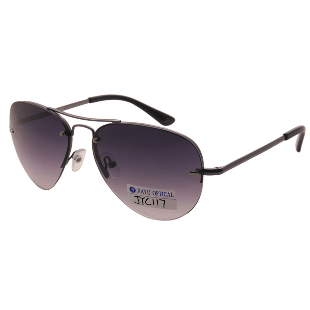 Fashion Special Shape Protection Double Bridge Sunglasses